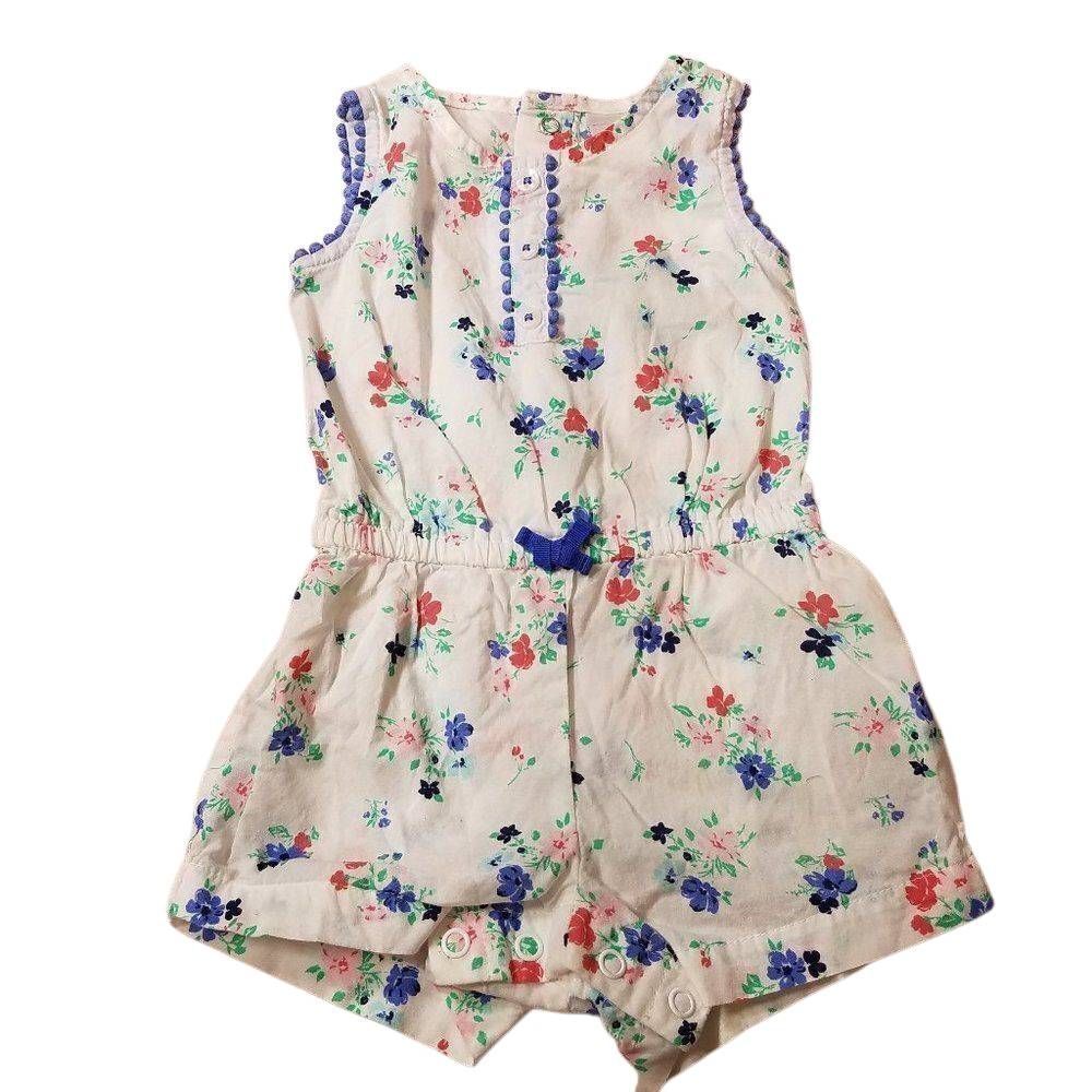 Carter's Floral Romper 9 months